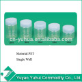 Yuyao competitive price popular PET clear cream jar cosmetics